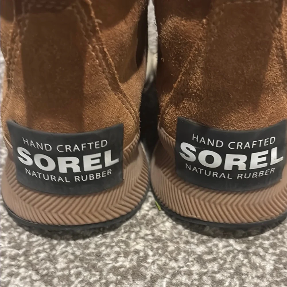 Sorel Kids Brown Suede Duck Boots